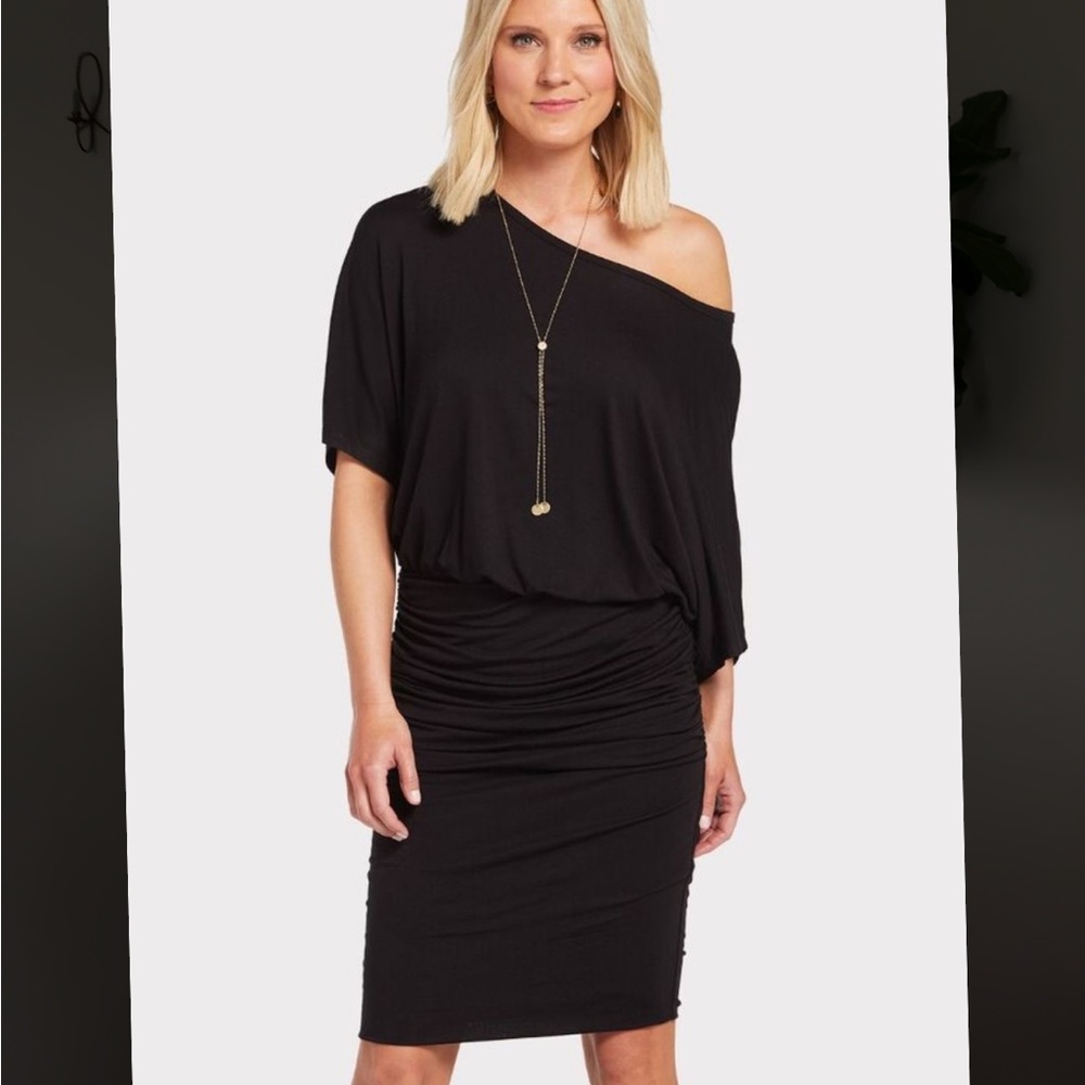 Michael Stars Short Sleeve Scrunch Dress - Evereve